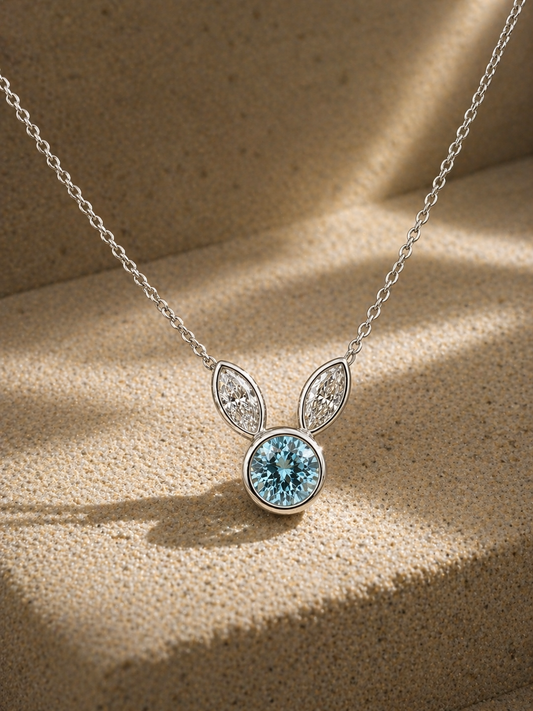 Bunny Diamond Necklace