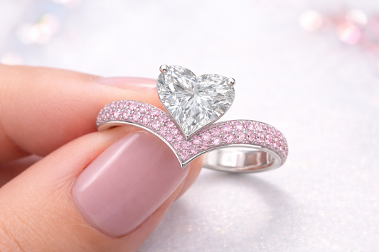 Heart Diamond Ring — Ligne de Cœur