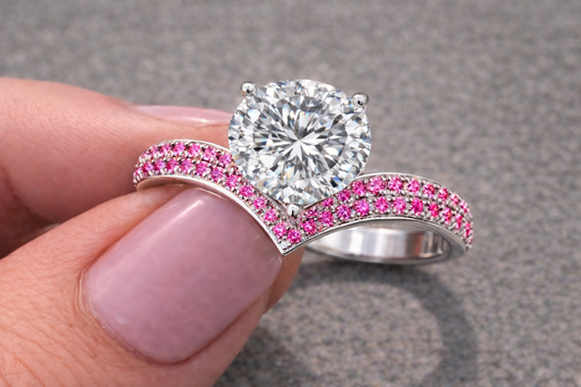 Portuguese Cut Diamond Ring - Éclat Rosé Ring