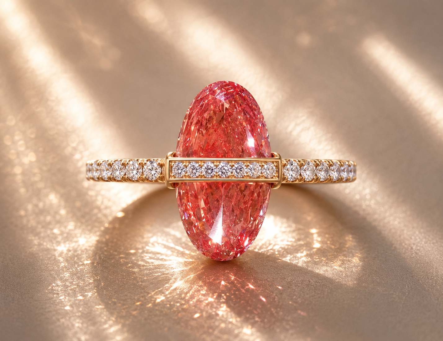 Moval Cut Diamond Ring - Éclipse Moval Ring