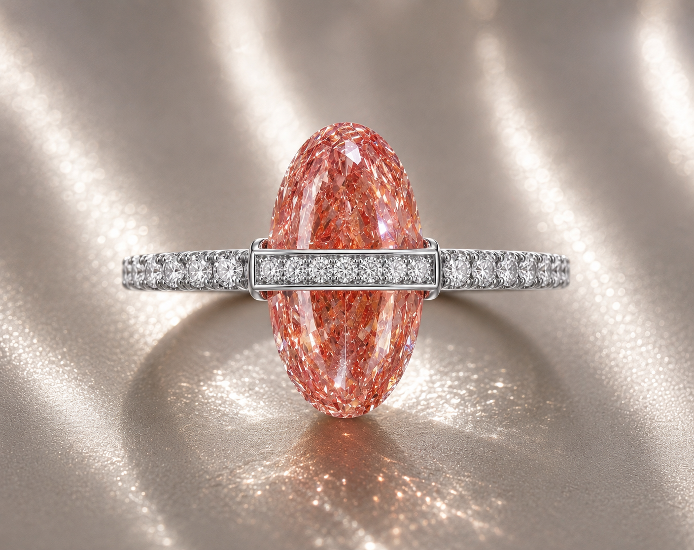 Moval Cut Diamond Ring - Éclipse Moval Ring