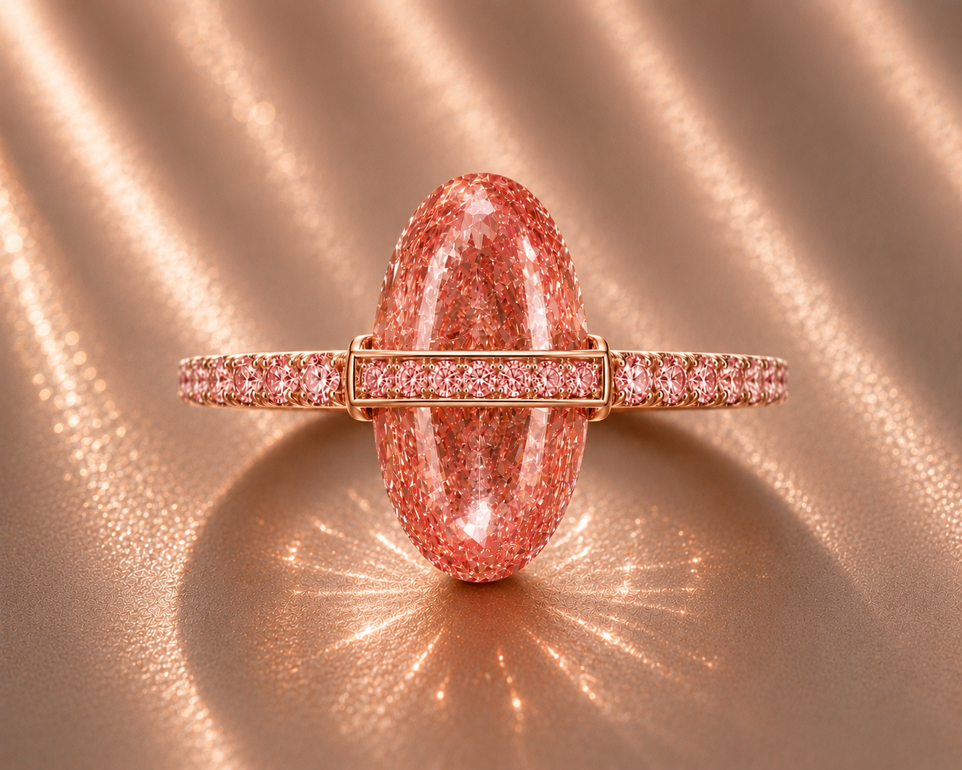 Moval Cut Diamond Ring - Éclipse Moval Ring