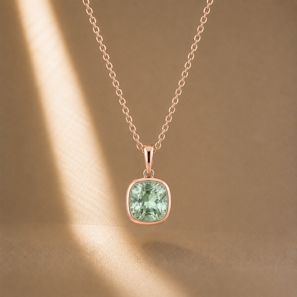 Lunéa Mint Green Sapphire Pendant