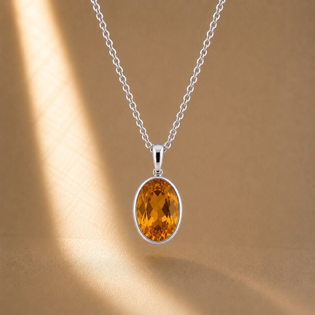 Lunéa Citrine Pendant