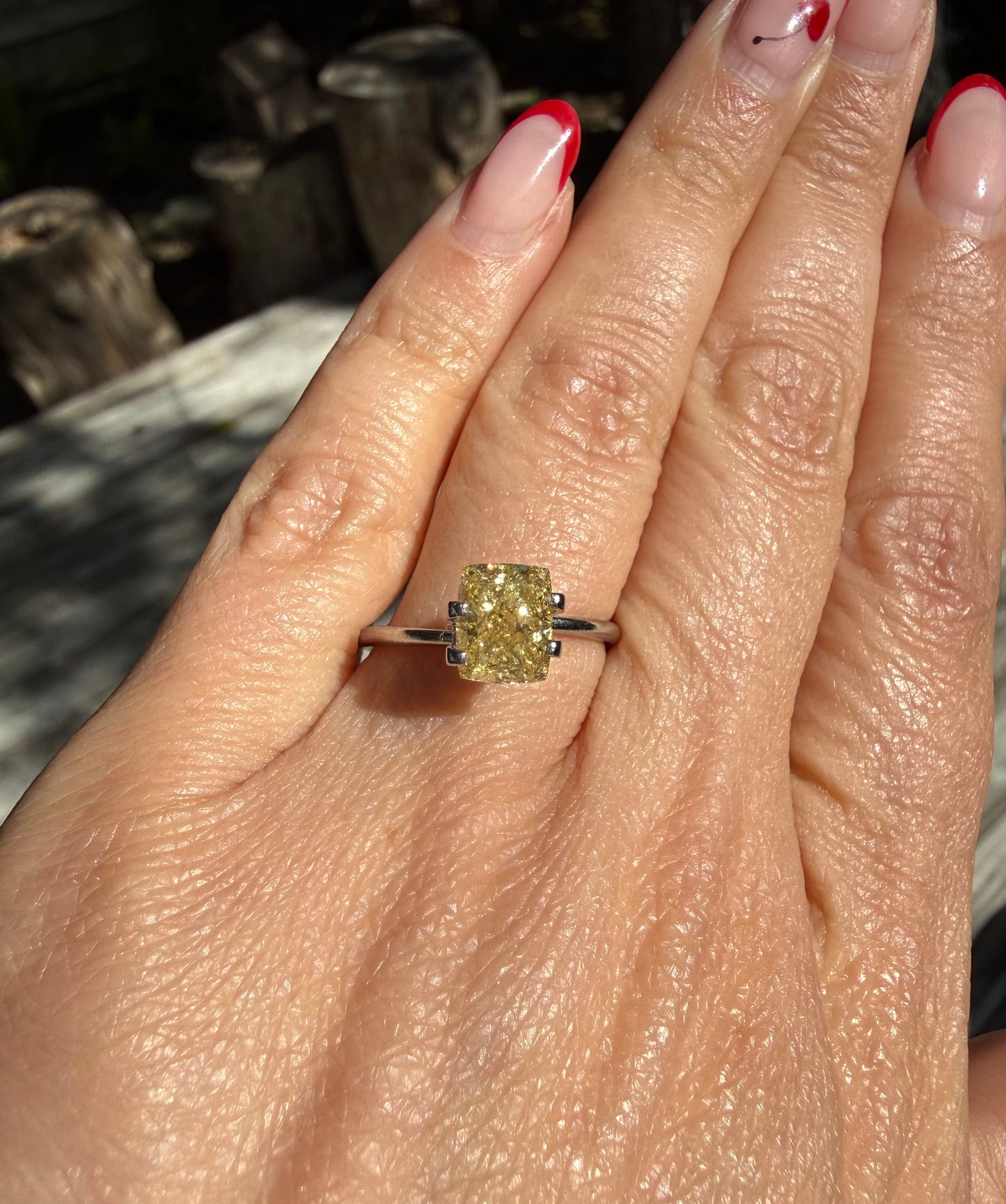 Cushion 1.81ct Fancy Intense Yellow VS1