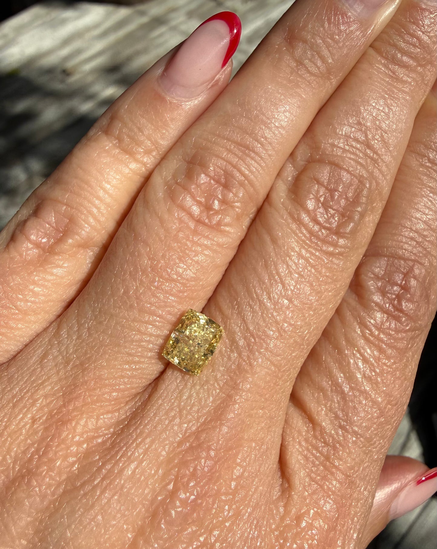 Cushion 1.81ct Fancy Intense Yellow VS1